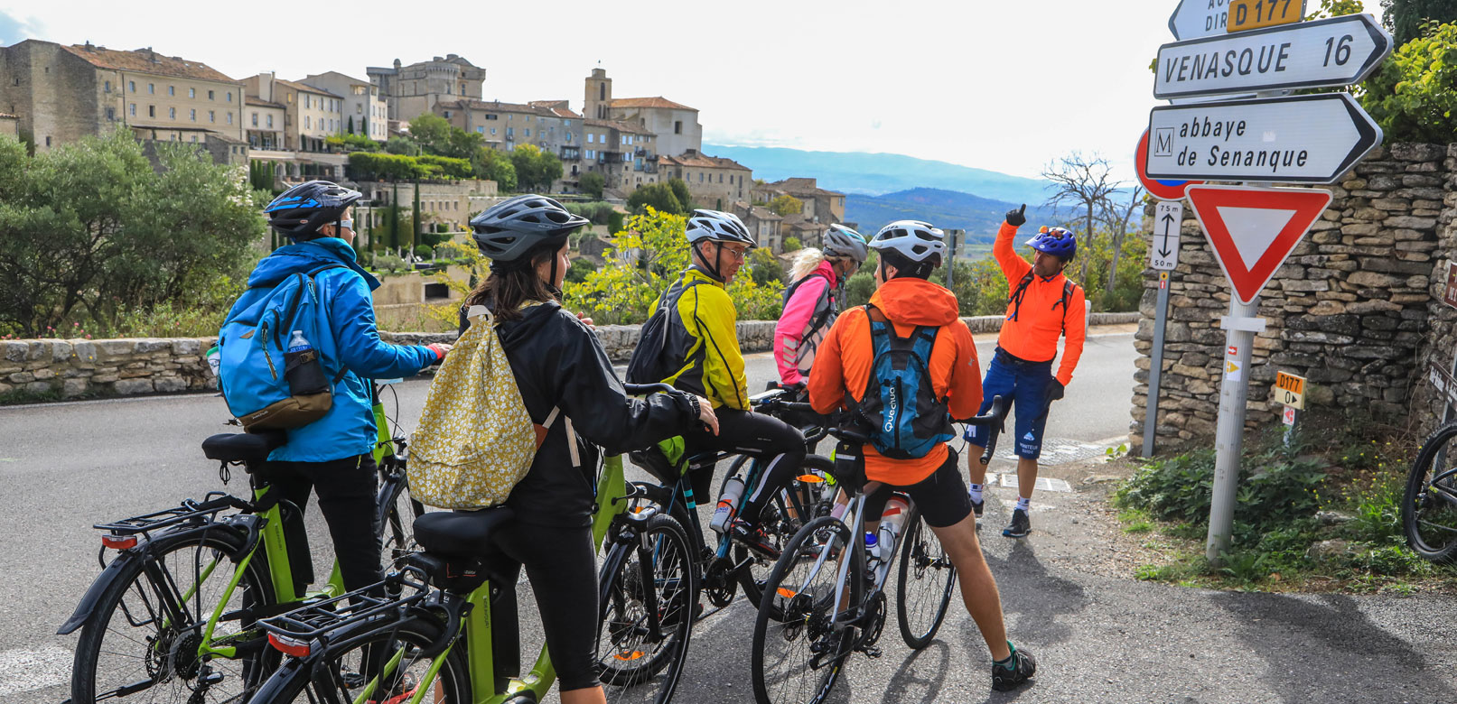 Accompagnateurs vélo en Provence @ Hocquel