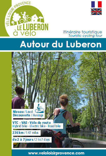 Dépliant Autour du Luberon à vélo @VLP