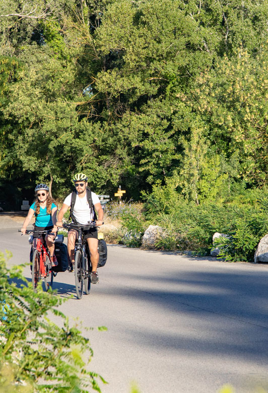 Fietsen op de via Rhôna en bij de Middellandse Zee