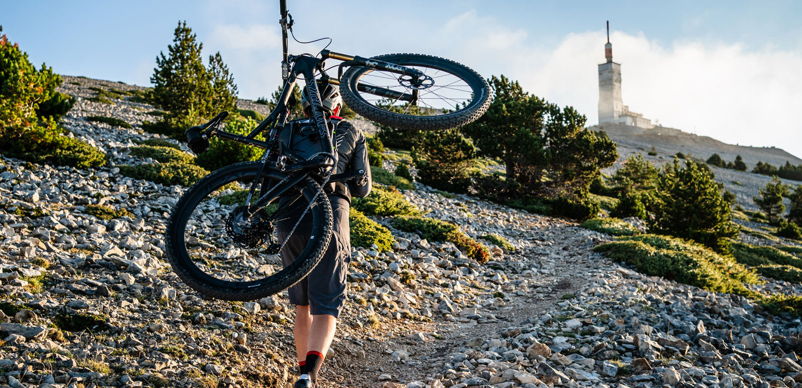 Portage VTT au Ventoux © Rosso