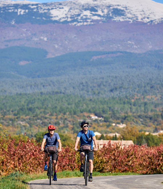 Vélo au pied du mont Ventoux