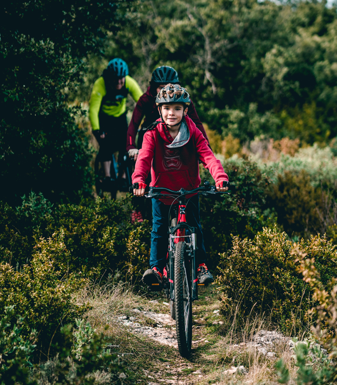 het VTT-FFC-gebied van de Luberon Lure