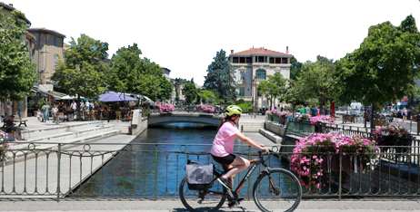 Fietsen Isle sur la Sorgue